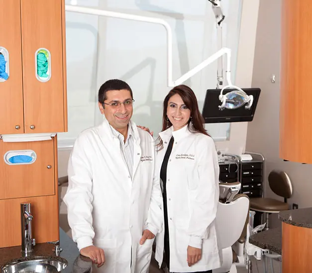Dr. Leon Kiraj and Dr. Liana Muradyan at Infinite Dental Wellness in Glendale, CA